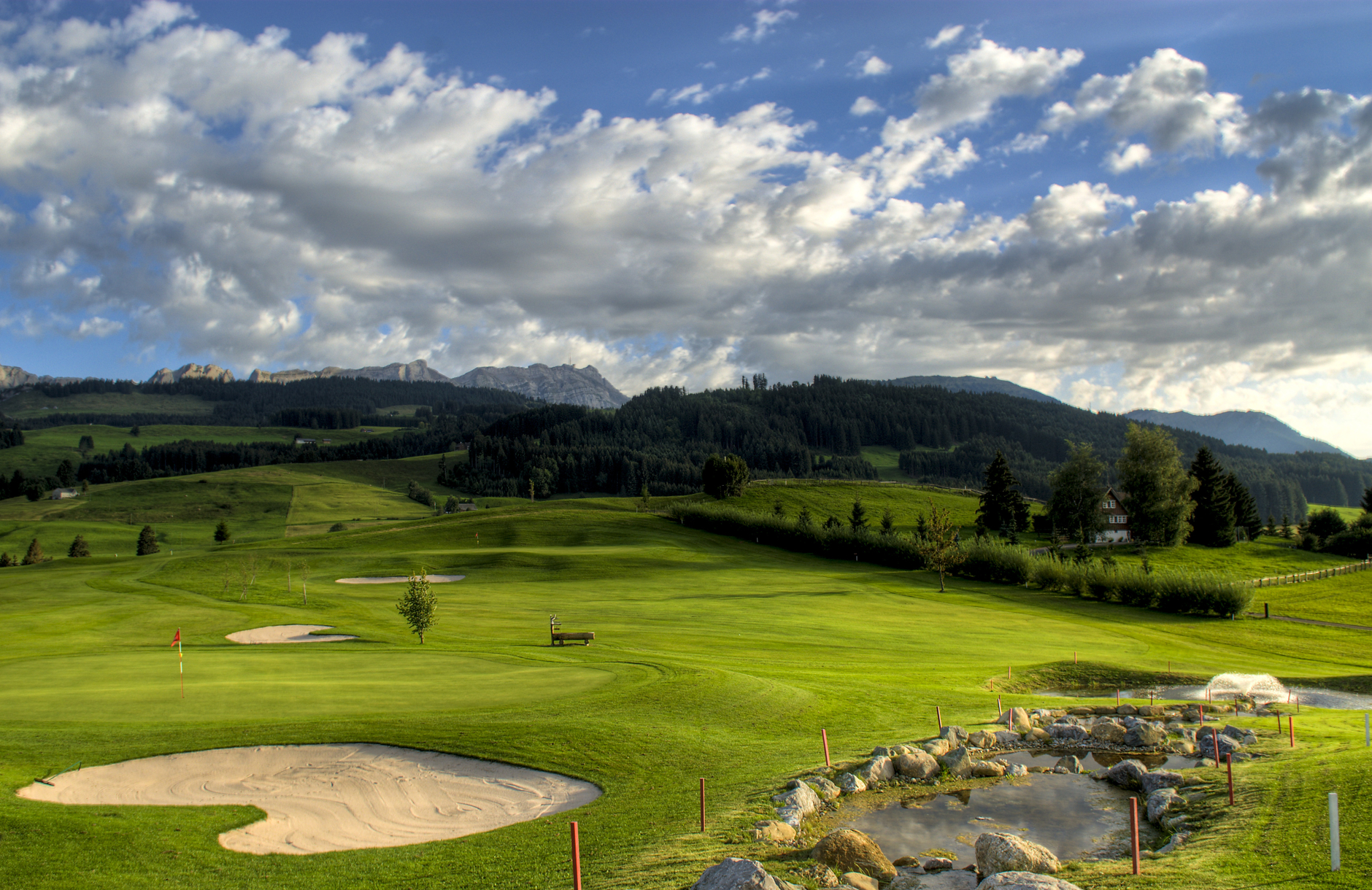 Übersicht Golfarena Gonten